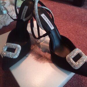 Brand new never worn rhinestone heels